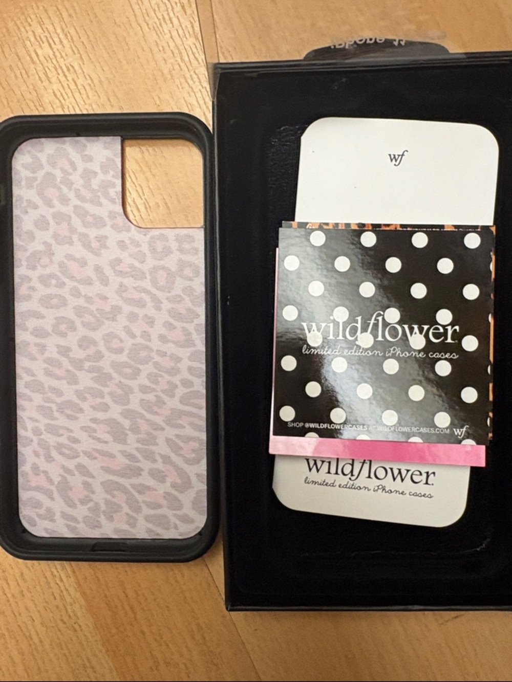 Wildflowers Pink Leopard Print iPhone 11 Case - Picture 3 of 3